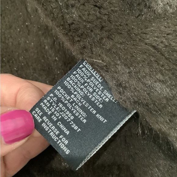 FLASH SALE‼️Soft faux suede coat LIKE NEW🥀 - Picture 11 of 12